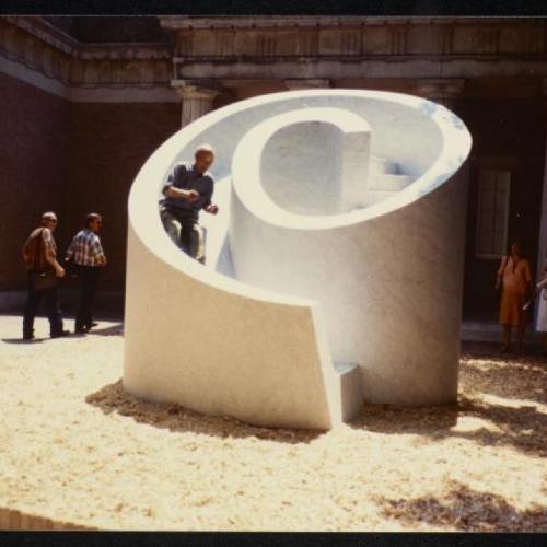 Isamu Noguchi's play structure at San Francisco Museum of Modern Art’s entryway | ©Brittany Shoot