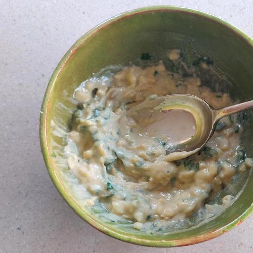 Pic 3: tahini dressing