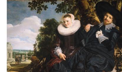 Frans Hall, Portrait of Isaac Massa and Beatrix van der Laen 1622. Rijksmuseum
