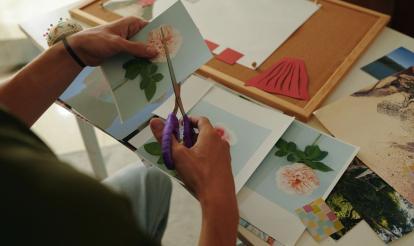 Young JW3 Craft Café: New Year's Collage Social