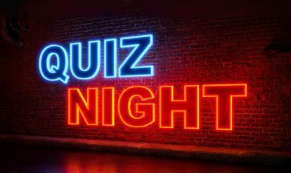 Quiz Night neon sign