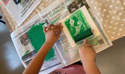 Family Upcycling with Lino Art